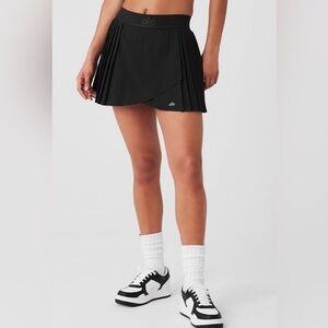 ALO Yoga Black Women's Tennis Skirt